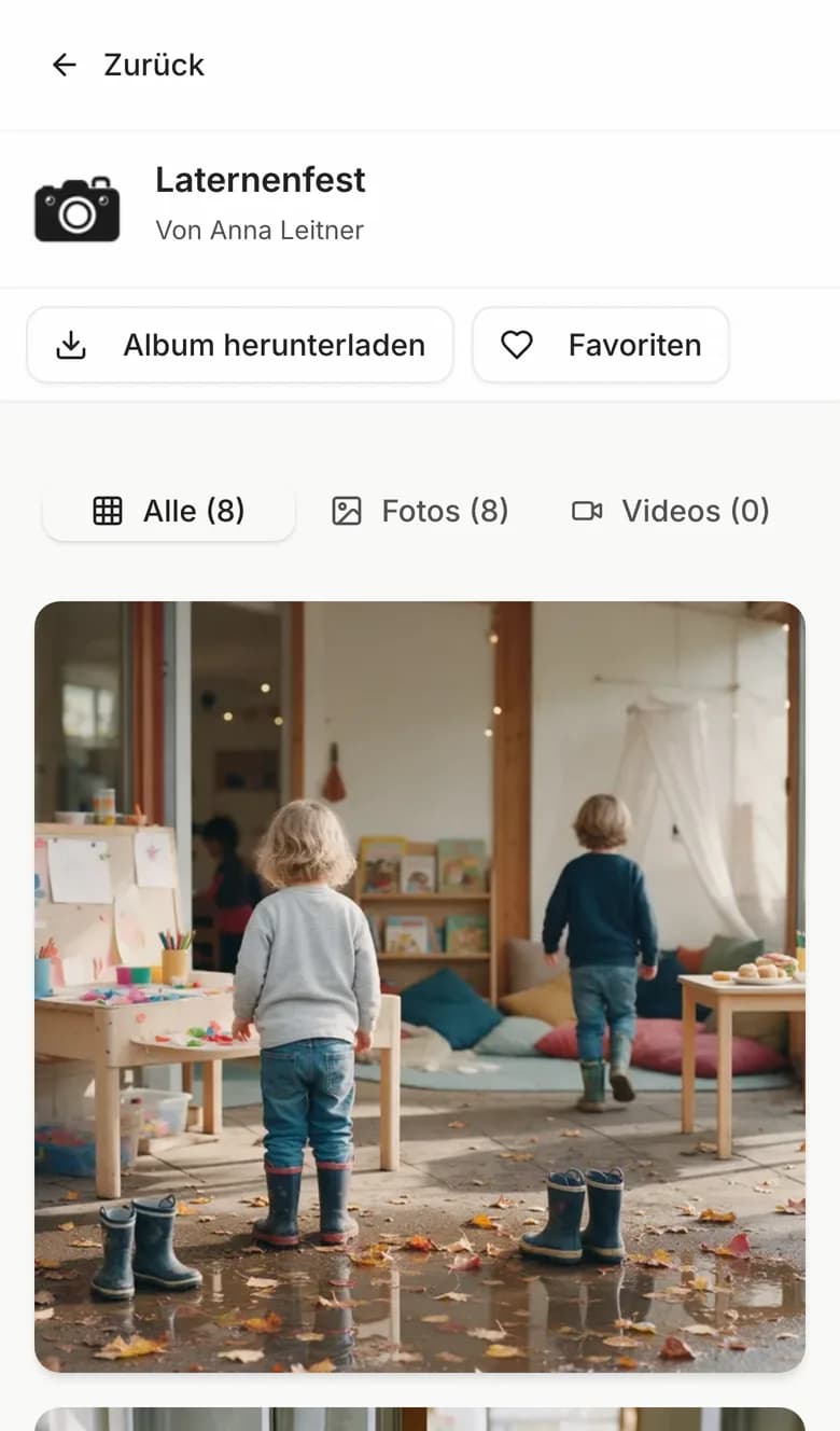 Download und Favoriten